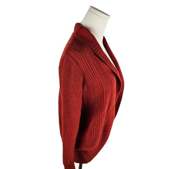 Women's Nordstrom Collection 100% Cashmere Card Open Front Cardigan, Size M - Picture 4 of 7